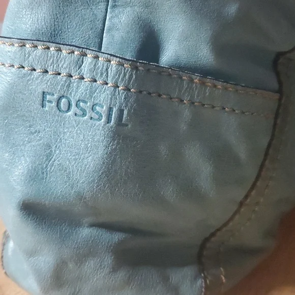 Fossil turquoise leather tote - Picture 2 of 6